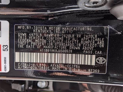 2018 Toyota Camry XSE